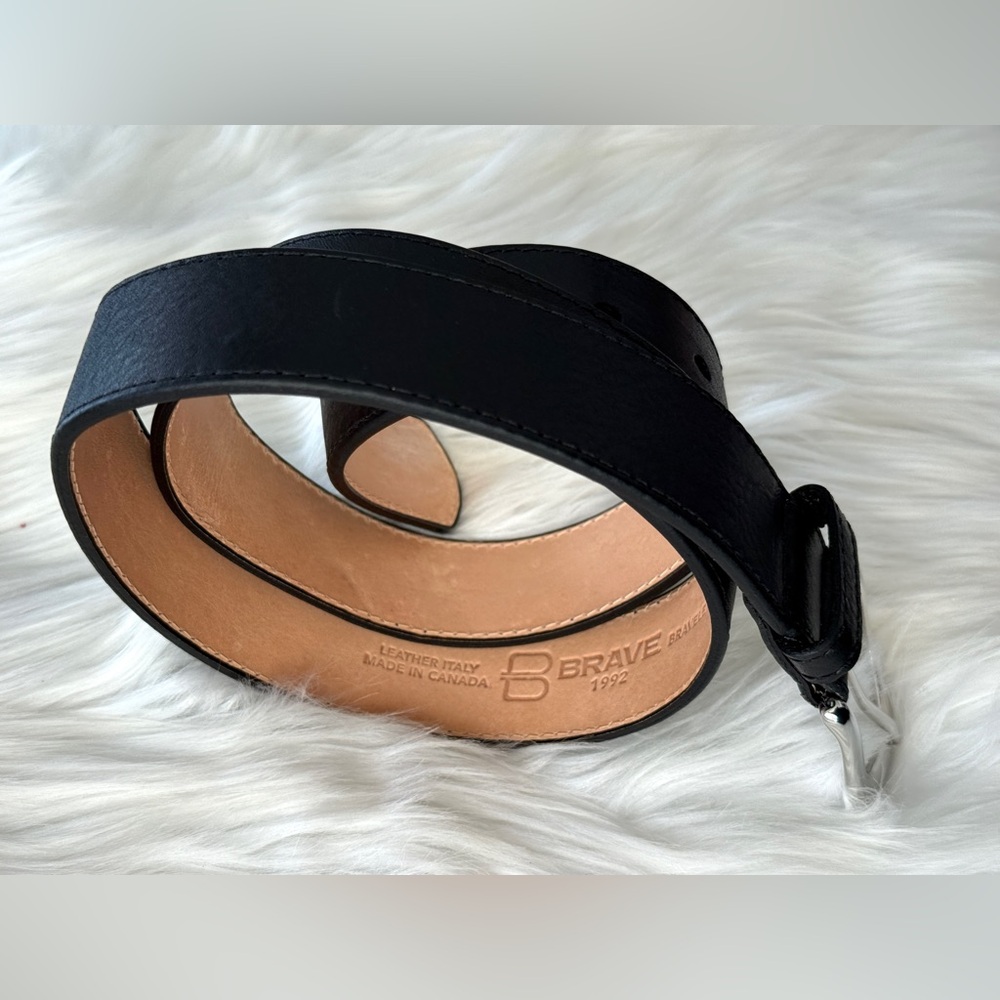 🇨🇦 Brave Leather Collection- HAISLEY smooth Black - Silver - Picture 14 of 16